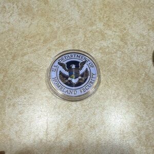 U.S. Department of Homeland Security Challenge Coin-Fire Academy- Blue & Gold
